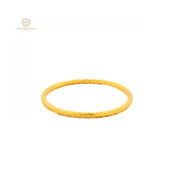 24K GOLD BANGLE